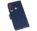 Booktype Telefoonhoesjes - Bookcase Hoesje - Wallet Case -  Geschikt voor Samsung Galaxy A9 2018 - Navy