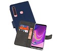 Booktype Telefoonhoesjes - Bookcase Hoesje - Wallet Case -  Geschikt voor Samsung Galaxy A9 2018 - Navy