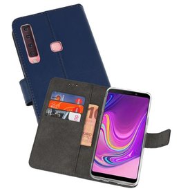 BAOHU Wallet Cases Hoesje Samsung Galaxy A9 2018 Navy
