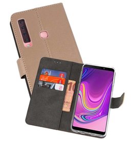BAOHU Wallet Cases Hoesje Samsung Galaxy A9 2018 Goud