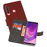 BAOHU Wallet Cases Hoesje Samsung Galaxy A9 2018 Bruin