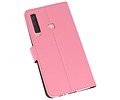 BAOHU Booktype Telefoonhoesjes - Bookcase Hoesje - Wallet Case -  Geschikt voor Samsung Galaxy A9 2018 - Roze