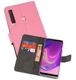 BAOHU Wallet Cases Hoesje Samsung Galaxy A9 2018 Roze