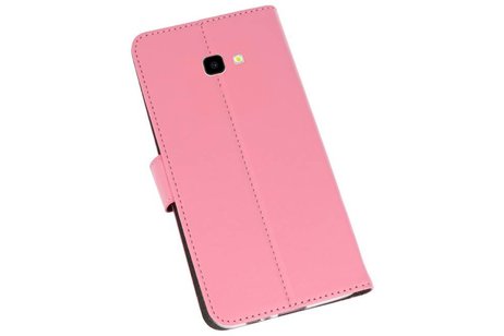 BAOHU Booktype Telefoonhoesjes - Bookcase Hoesje - Wallet Case -  Geschikt voor Samsung Galaxy J4 Plus - Roze