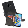 BAOHU Wallet Cases Hoesje Samsung Galaxy J6 Plus Zwart