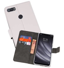 BAOHU Wallet Cases Hoesje XiaoMi Mi 8 Lite Wit