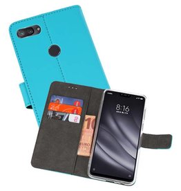 BAOHU Wallet Cases Hoesje XiaoMi Mi 8 Lite Blauw