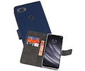 Booktype Telefoonhoesjes - Bookcase Hoesje - Wallet Case -  Geschikt voor XiaoMi Mi 8 Lite - Navy