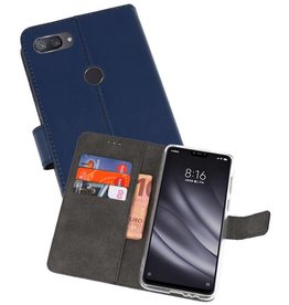 BAOHU Wallet Cases Hoesje XiaoMi Mi 8 Lite Navy