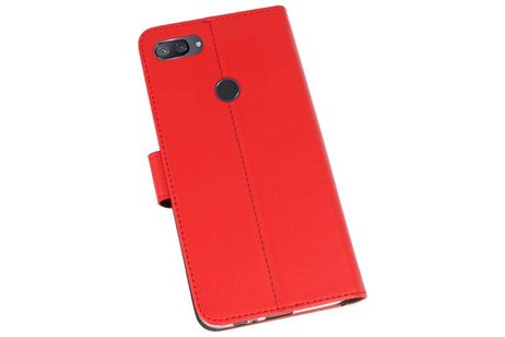 Booktype Telefoonhoesjes - Bookcase Hoesje - Wallet Case -  Geschikt voor XiaoMi Mi 8 Lite - Rood