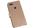 Booktype Telefoonhoesjes - Bookcase Hoesje - Wallet Case -  Geschikt voor XiaoMi Mi 8 Lite - Goud