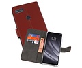 BAOHU Booktype Telefoonhoesjes - Bookcase Hoesje - Wallet Case -  Geschikt voor XiaoMi Mi 8 Lite - Bruin