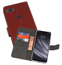 BAOHU Wallet Cases Hoesje XiaoMi Mi 8 Lite Bruin