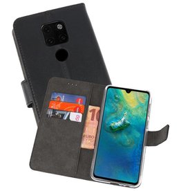 BAOHU Wallet Cases Hoesje Huawei Mate 20 Zwart