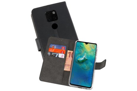 BAOHU Booktype Telefoonhoesjes - Bookcase Hoesje - Wallet Case -  Geschikt voor Huawei Mate 20 - Zwart