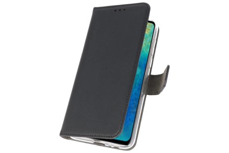 Booktype Telefoonhoesjes - Bookcase Hoesje - Wallet Case -  Geschikt voor Huawei Mate 20 - Zwart