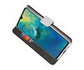 BAOHU Booktype Telefoonhoesjes - Bookcase Hoesje - Wallet Case -  Geschikt voor Huawei Mate 20 - Wit