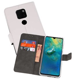 BAOHU Wallet Cases Hoesje Huawei Mate 20 Wit
