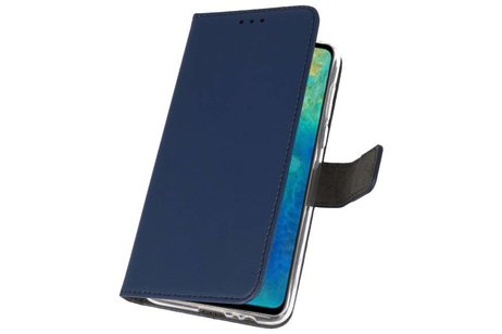 BAOHU Booktype Telefoonhoesjes - Bookcase Hoesje - Wallet Case -  Geschikt voor Huawei Mate 20 - Navy