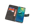 BAOHU Booktype Telefoonhoesjes - Bookcase Hoesje - Wallet Case -  Geschikt voor Huawei Mate 20 - Navy