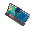 BAOHU Booktype Telefoonhoesjes - Bookcase Hoesje - Wallet Case -  Geschikt voor Huawei Mate 20 - Navy