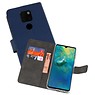 BAOHU Wallet Cases Hoesje Huawei Mate 20 Navy