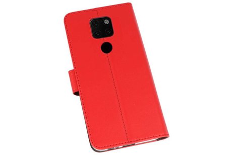 Booktype Telefoonhoesjes - Bookcase Hoesje - Wallet Case -  Geschikt voor Huawei Mate 20 - Rood