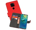 BAOHU Booktype Telefoonhoesjes - Bookcase Hoesje - Wallet Case -  Geschikt voor Huawei Mate 20 - Rood