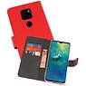 BAOHU Wallet Cases Hoesje Huawei Mate 20 Rood