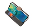 BAOHU Booktype Telefoonhoesjes - Bookcase Hoesje - Wallet Case -  Geschikt voor Huawei Mate 20 - Goud