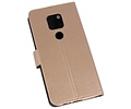 BAOHU Booktype Telefoonhoesjes - Bookcase Hoesje - Wallet Case -  Geschikt voor Huawei Mate 20 - Goud