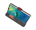 BAOHU Booktype Telefoonhoesjes - Bookcase Hoesje - Wallet Case -  Geschikt voor Huawei Mate 20 - Bruin