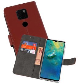 BAOHU Wallet Cases Hoesje Huawei Mate 20 Bruin
