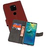 BAOHU Wallet Cases Hoesje Huawei Mate 20 Bruin