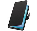 BAOHU Zakelijke Book Case Telefoonhoesje Geschikt voor de Samsung Galaxy A6s - Portemonnee Hoesje - Pasjeshouder Wallet Case - Zwart
