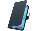 BAOHU Zakelijke Book Case Telefoonhoesje Geschikt voor de Samsung Galaxy A6s - Portemonnee Hoesje - Pasjeshouder Wallet Case - Blauw