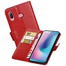 BAOHU Zakelijke Bookstyle Hoesje Samsung Galaxy A6s Rood