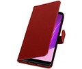 Zakelijke Bookstyle Hoesje voor Samsung Galaxy A9 2018 Rood