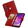 BAOHU Zakelijke Bookstyle Hoesje Samsung Galaxy A9 2018 Rood
