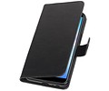BAOHU Zakelijke Book Case Telefoonhoesje Geschikt voor de Samsung Galaxy J6 Plus - Portemonnee Hoesje - Pasjeshouder Wallet Case - Zwart