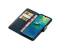 BAOHU Zakelijke Book Case Telefoonhoesje Geschikt voor de Huawei Mate 20 - Portemonnee Hoesje - Pasjeshouder Wallet Case - Blauw
