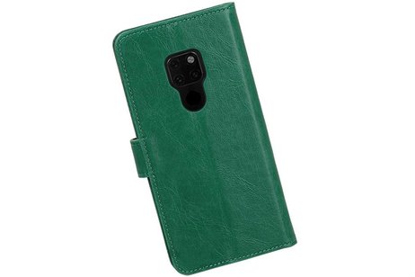 Zakelijke Bookstyle Hoesje voor Huawei Mate 20 Groen