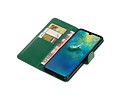 BAOHU Zakelijke Book Case Telefoonhoesje Geschikt voor de Huawei Mate 20 - Portemonnee Hoesje - Pasjeshouder Wallet Case - Groen