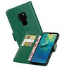BAOHU Zakelijke Bookstyle Hoesje Huawei Mate 20 Groen