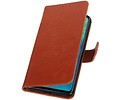 BAOHU Zakelijke Book Case Telefoonhoesje Geschikt voor de Huawei Mate 20 - Portemonnee Hoesje - Pasjeshouder Wallet Case - Bruin