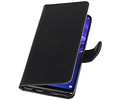 BAOHU Zakelijke Book Case Telefoonhoesje Geschikt voor de Huawei Mate 20 Lite - Portemonnee Hoesje - Pasjeshouder Wallet Case - Zwart