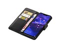 BAOHU Zakelijke Book Case Telefoonhoesje Geschikt voor de Huawei Mate 20 Lite - Portemonnee Hoesje - Pasjeshouder Wallet Case - Zwart