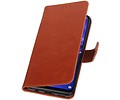 BAOHU Zakelijke Book Case Telefoonhoesje Geschikt voor de Huawei Mate 20 Lite - Portemonnee Hoesje - Pasjeshouder Wallet Case - Bruin