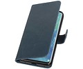 BAOHU Zakelijke Book Case Telefoonhoesje Geschikt voor de Huawei Mate 20 Pro - Portemonnee Hoesje - Pasjeshouder Wallet Case - Blauw