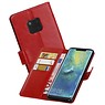 BAOHU Zakelijke Bookstyle Hoesje Huawei Mate 20 Pro Rood
